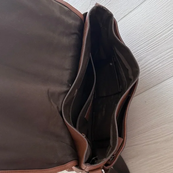 Coach Tan Leather Men's Messenger Bag